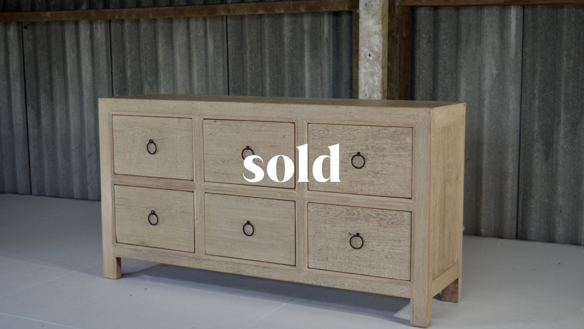 Washed Pine Sideboard