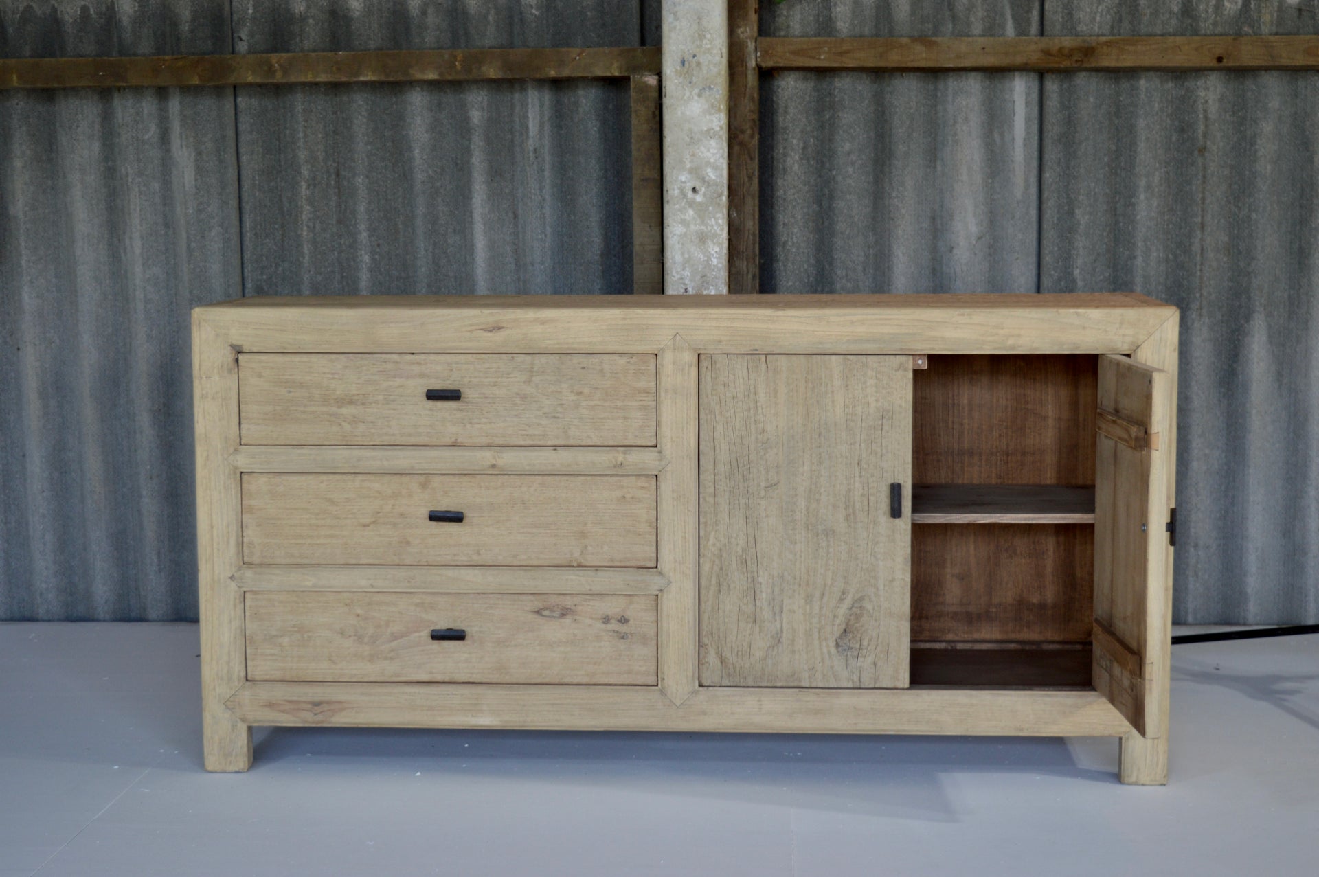 180 cm reclaimed elm sideboard