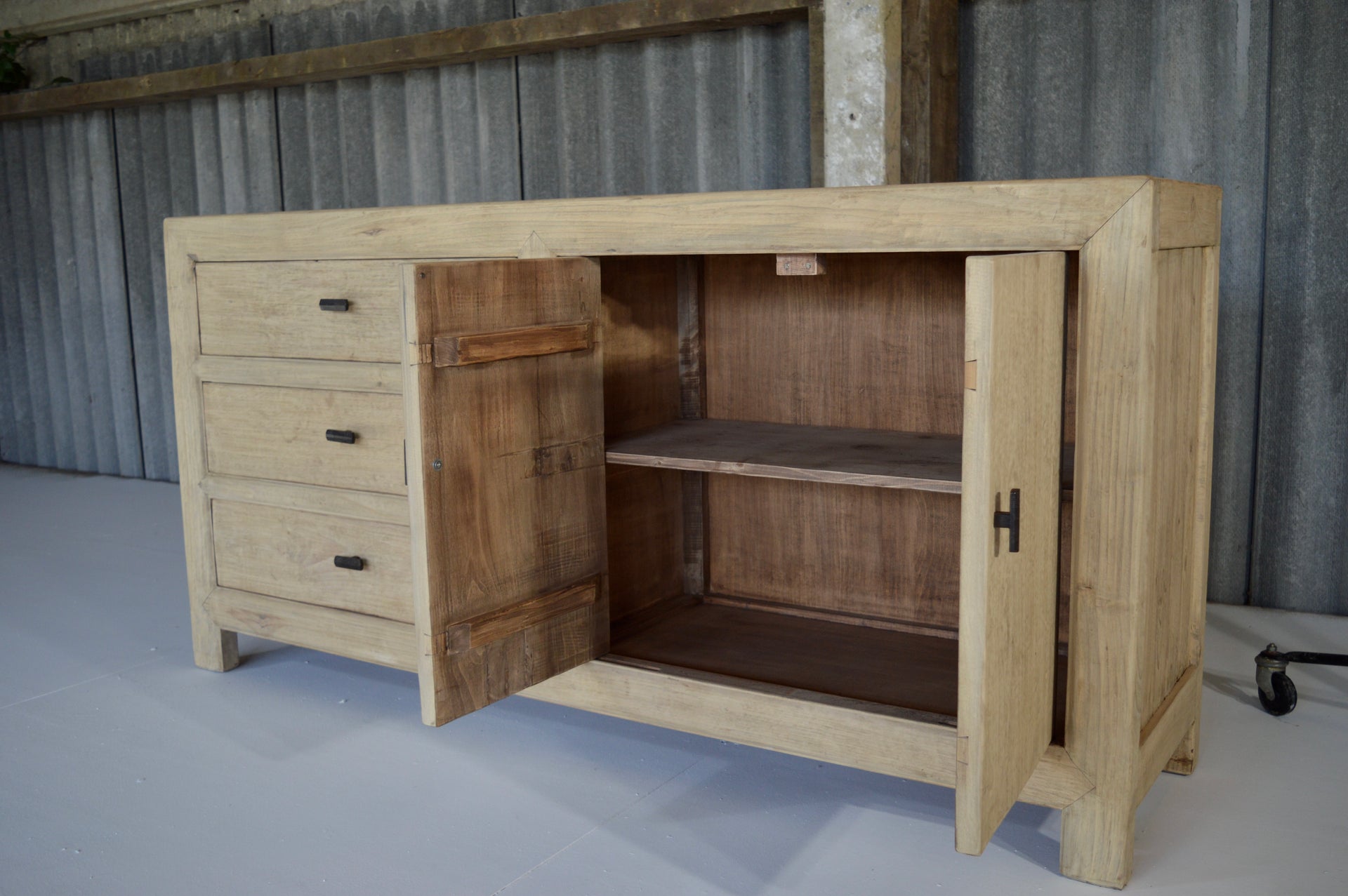 180 cm reclaimed elm sideboard