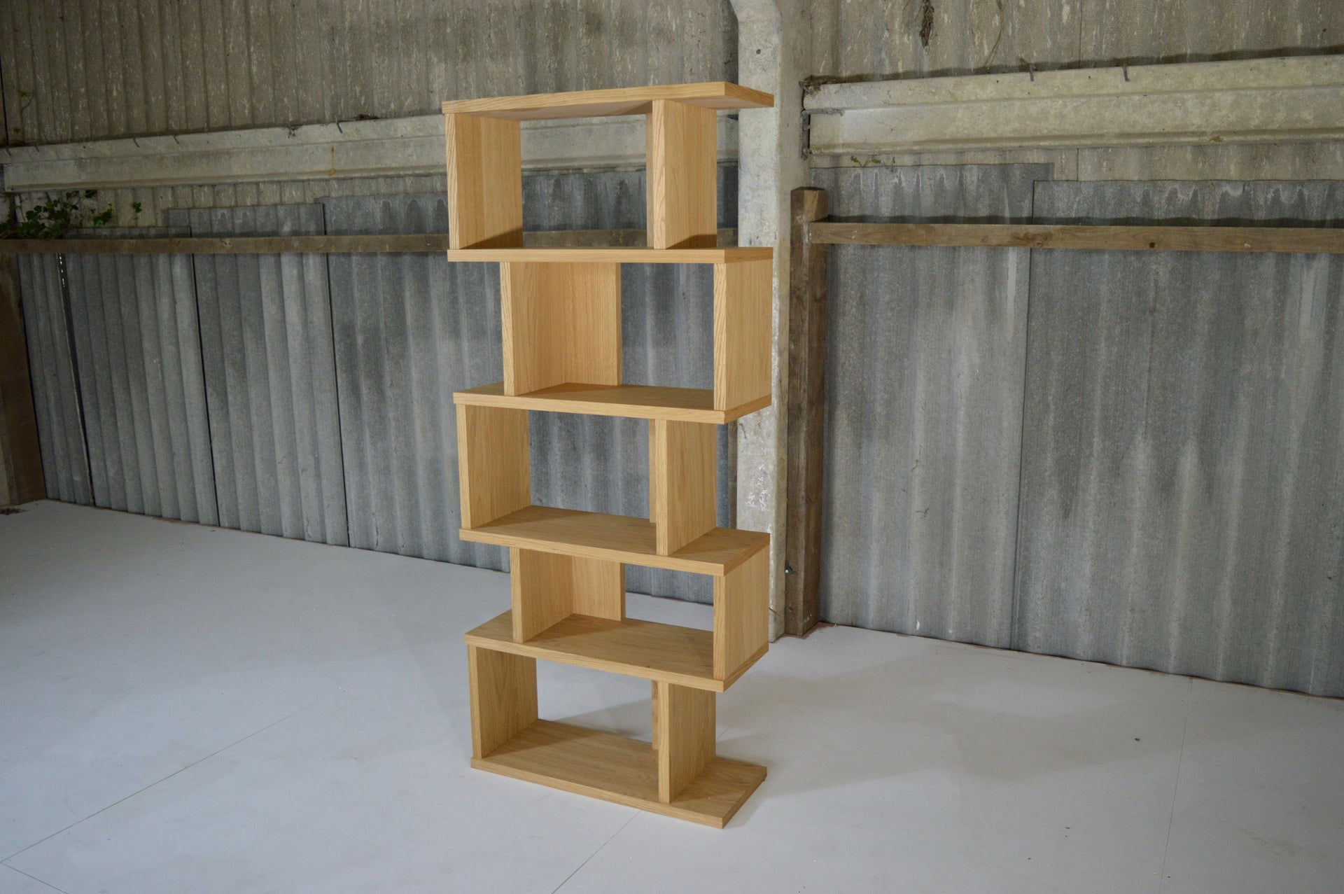 Oak Room Divider/ Bookcase