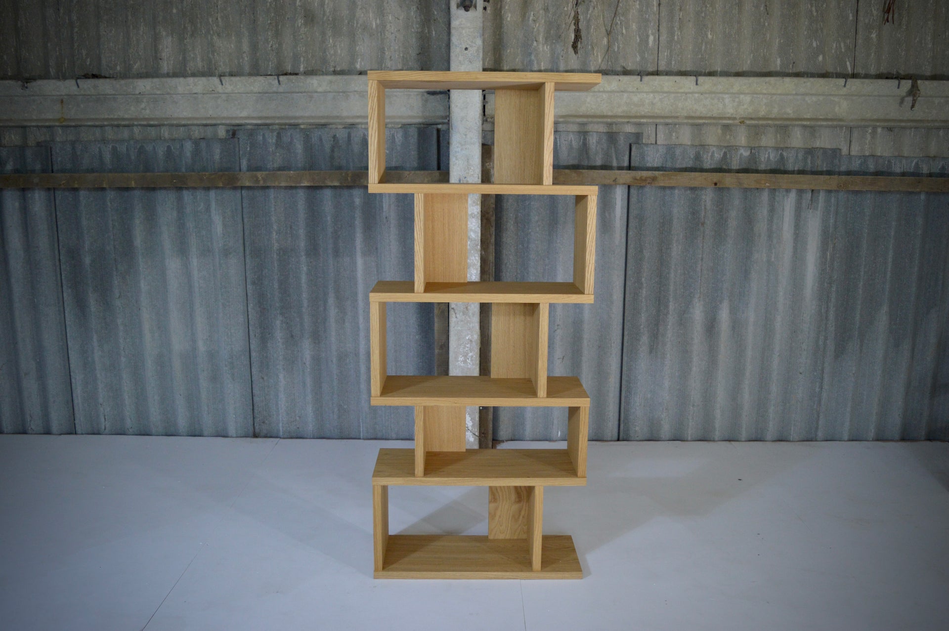 Oak Room Divider/ Bookcase